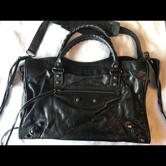Balenciaga Handbags - Black Balenciaga Motocross City Bag - EUC